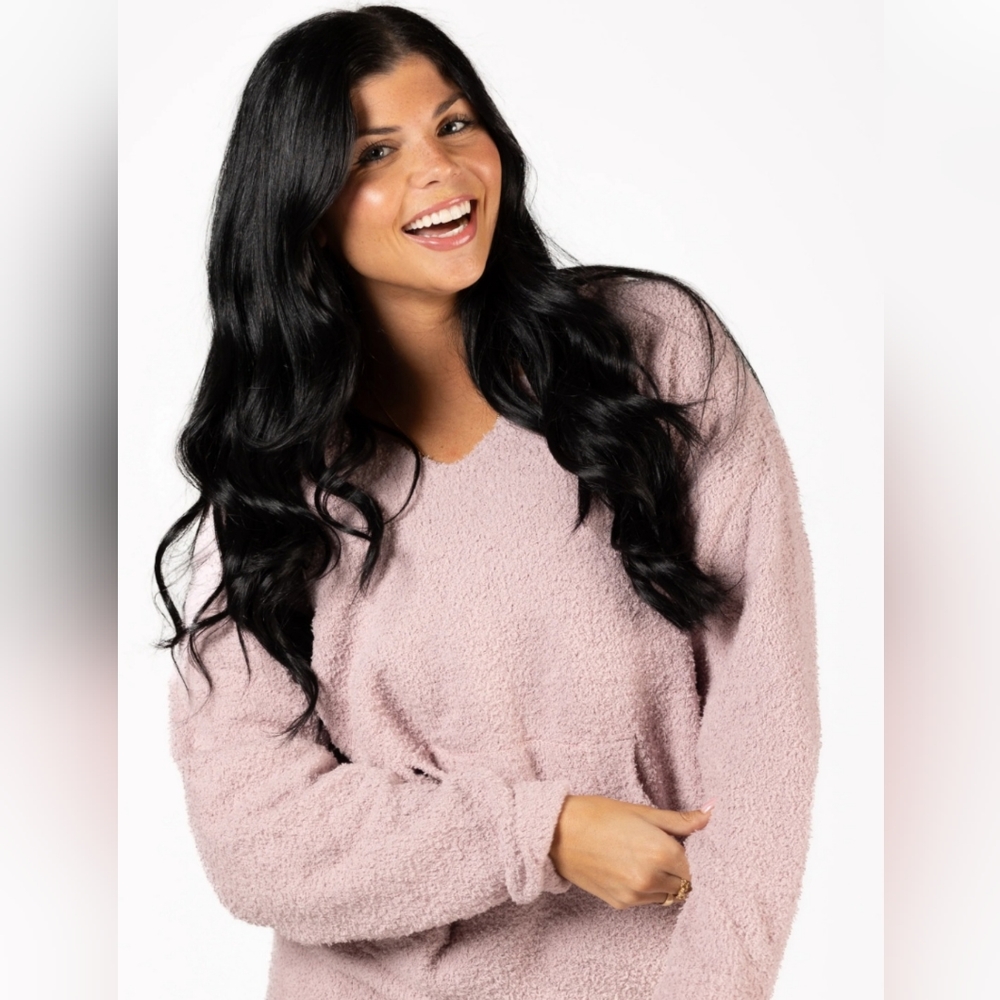 P'tula Plush Pullover in Orchid